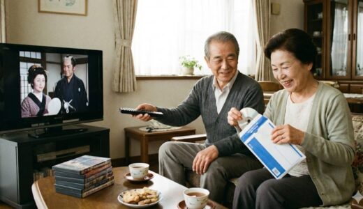 【親孝行】実家の親に映画をプレゼント！ゲオ宅配レンタルを「代理契約」して届ける設定手順と、高齢者にこそおすすめな理由
